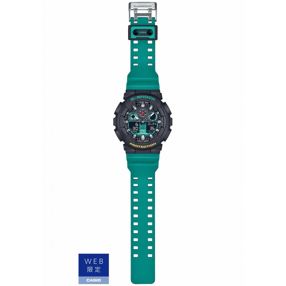 [Casio] Часы G-Shockweb лимитированная серия Mix Tape GA-100MT-1A3JF мужские зеленые