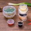 Shengbilai Disposable Round Plastic Sauce Cups