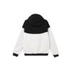 Nike Спортивная куртка Windrunner с подкладкой из шерпы, на молнии, с капюшоном, кремово-белая, черная DD0300-016