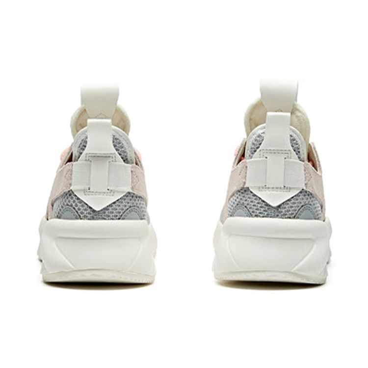 Anta Lifestyle Series Low-Top Dad Shoes Women Sneakers Gray Pink White 922018803-1