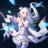 Костюмы для аниме: Жизнь в другом мире с нуля Косплей Наряд Эмилии Костюм для косплея Эмилии