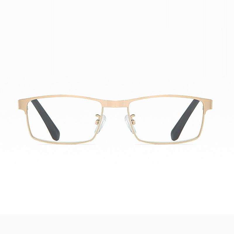 RBENN Stainless Steel Men Business Reading Glasses for Reader Mens Presbyopia Optical Eyeglasses +1.0 1.5 2.0 2.5 3.0 3.5 4.0
