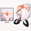 Silk Silk Small Square Scarf for Women Tying Hair Decoration