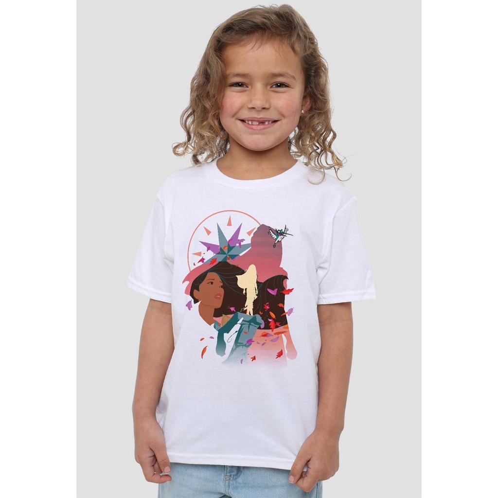 Pocahontas Childrens/Kids Silhouette T-Shirt
