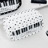 Star Piano Keyboard Print Pen Bag Multi-Layer Stationery Pouch Pencil Pouch  School Supplies