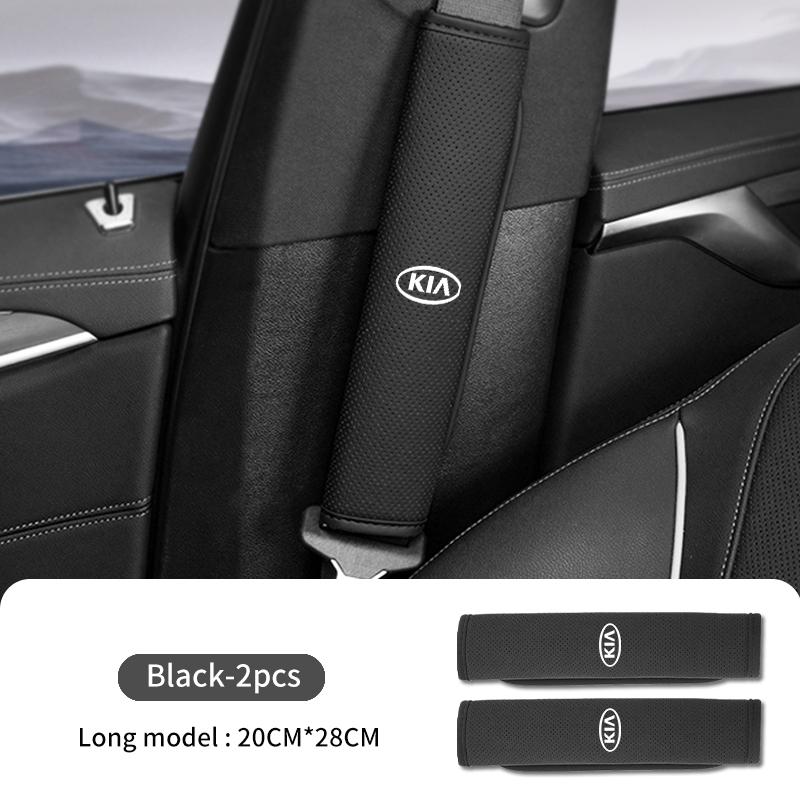 GWXN5 Car Safety Belt Cover Seat Shoulder Protector Pad Accessories For KIA K5 K2 Rio Optima Sportage Venga Sorento Stonic Forte