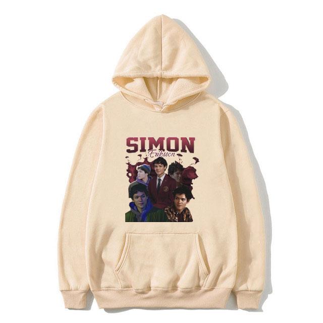 Свитшот с графикой Simon Eriksson Omar Rudberg для мужчин и женщин, повседневный винтажный свитшот, мужской пуловер с капюшоном из высококачественного флиса и хлопка