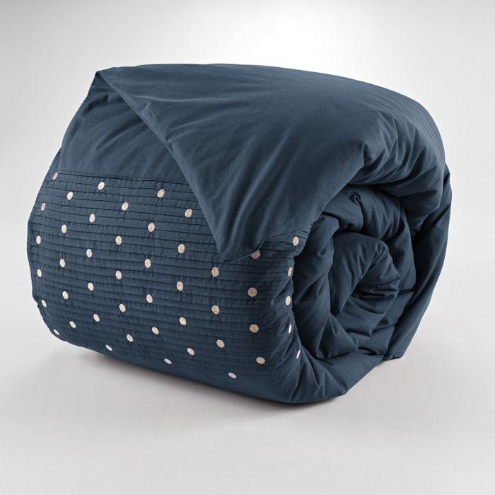 Housse de couette Agathe mure bleu 240x260cm