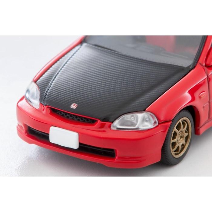 TOMYTEC Tomica Limited Vintage 1/64 06b Автомобильный подъемник (с TLV-NEO Honda Civic Type R Custom) Красный аксессуар из АБС-смолы