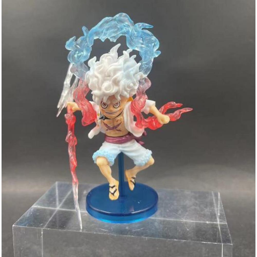 One Piece Gear 5 Солнечный Бог Ника Луффи Аниме Фигурки ПВХ Модель Игрушки 10см