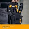 TOUGHBUILT Technician's Pouch - 7 Pockets (Medium), 11 Pockets and Loops, 2 Adjustable Bags, 4 Snug-Fit Screwdriver Holsters, Secure Multi-Tool Holder