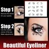 Halloween Eyeliner Stickers, Scary Fashion Party Makeup Tool Bat Spider Eye Shadow Sticker