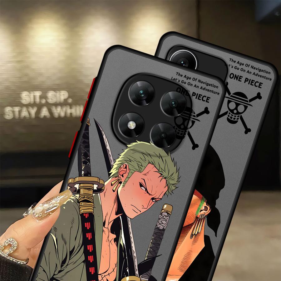 Чехол для Xiaomi Redmi Note 14 A4 13C 12 13 Pro Plus 14C 9S 10 11 Funda Задняя крышка телефона One Piece Zoro Крутой
