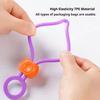 Sealing Clamp Adjustable Silicone Straps Snacks Meals Pantry Organization Bag Clips Reusable Kitchen Storage Solution