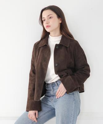 Colorz New York Classic Suede Jacket_Cb