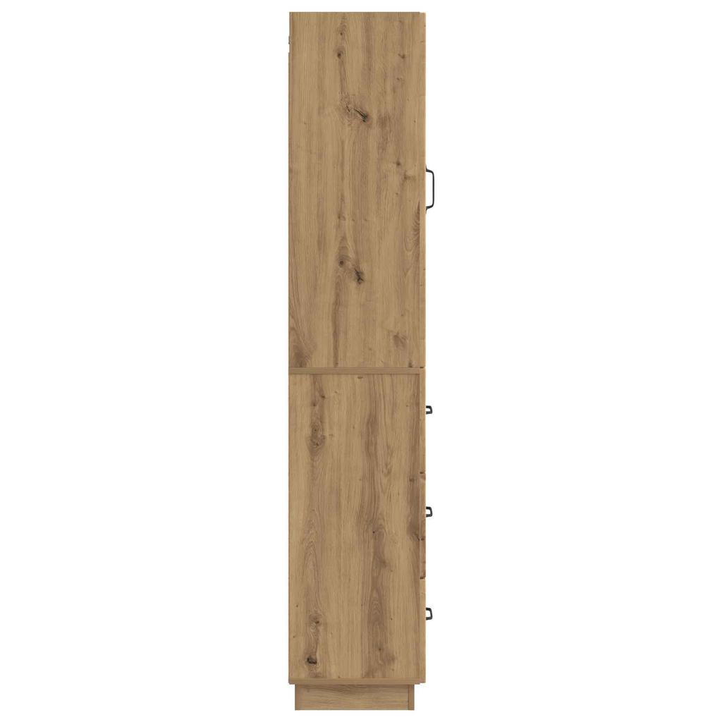 2 Piece Cabinet Set Artisan Oak Finish 33 x 34.5 x 87 cm Particleboard