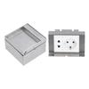 Recessed Socket 2 Prong Holes Universal Universal 2 Pin Floor Waterproof Electrical Outlet