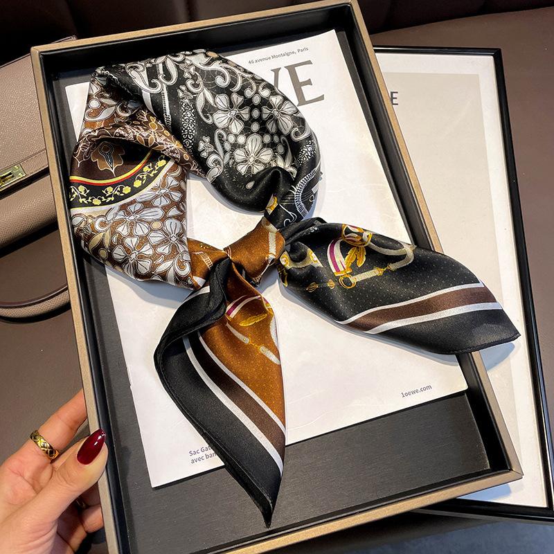 100% натуральный шелковый квадратный шарф женский бандана платок шарфы шали квадратный ворот фуляр накидки cachecol femme schals bufanda