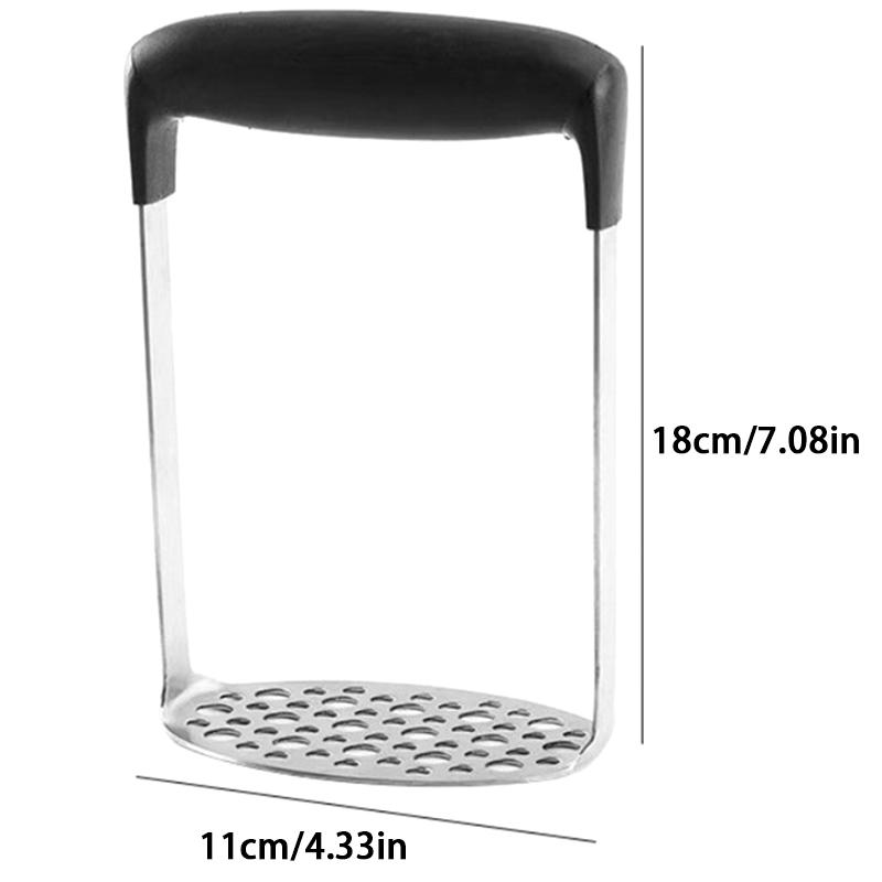 Толкатель для картофеля из нержавеющей стали, давилка для картофеля, рисер, пюре, машина для приготовления фруктового сока, гладкая дробилка для картофельного пюре, кухонный гаджет