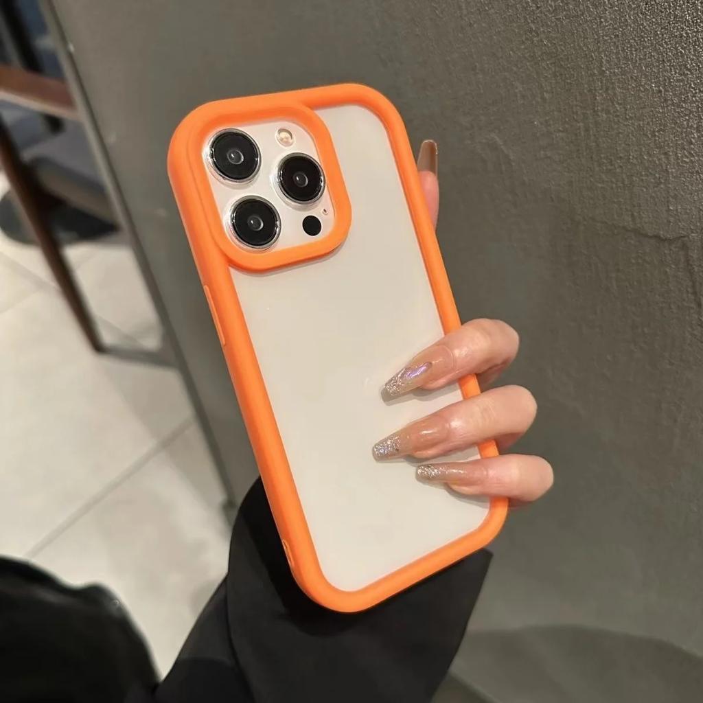 Роскошный прозрачный чехол для телефона Candy для iPhone 11 12 13 14 15 16 Pro Max, противоударный прозрачный чехол-бампер