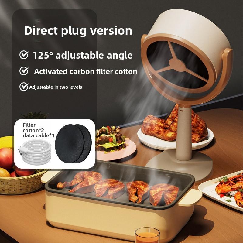 Portable Kitchen Exhaust Fan With Usb Power And Low Noise For Small Spaces
