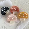 Cartoon Acetic Acid Mushroom Hair Claw Y2k Small Shark Clip Cute Cute Hair Clip  Daily