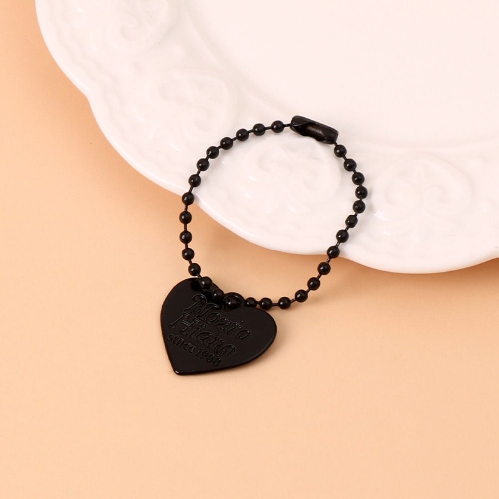 Fashion Heart Keychain Y2K Bag Key Chain Durable Love Pendant Keyring Girl