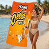 Customizable personalized beach towels Cheetos Pipoca themed designs.Suitable for the beach, yoga, sports;ideal as beach accessories