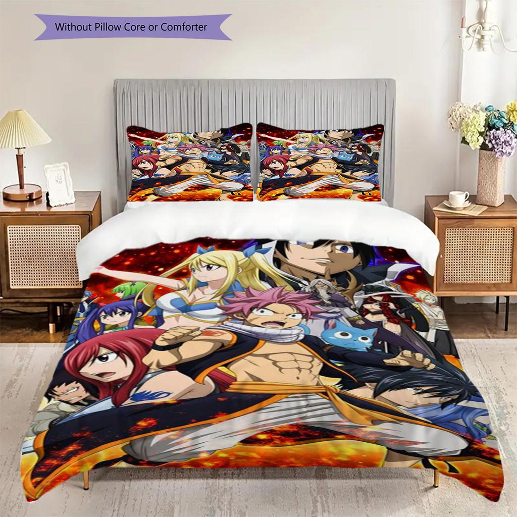 Dragon Cry Fairy Tail'S Epic Battle Bedding 1 Duvet Cover 2 Pillowcase Without Core Bedding Set Duvet Cover And Pillowcase