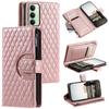 For Xiaomi Redmi 15 5G (EU) (171mm)/4G (EU) (171mm) Case Zipper Pocket Glitter Leather Phone Cover with Wrist Strap