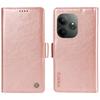 YIKATU YK-007 For Realme GT 6 5G Case Litchi Grain Leather Phone Cover Magnetic Clasps Full Protection