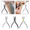 Hair Extension Pliers Clamping Tool Multi Functional Stainless Steel Hair Extension Tool Beads Closer Tool for Beauty Salon