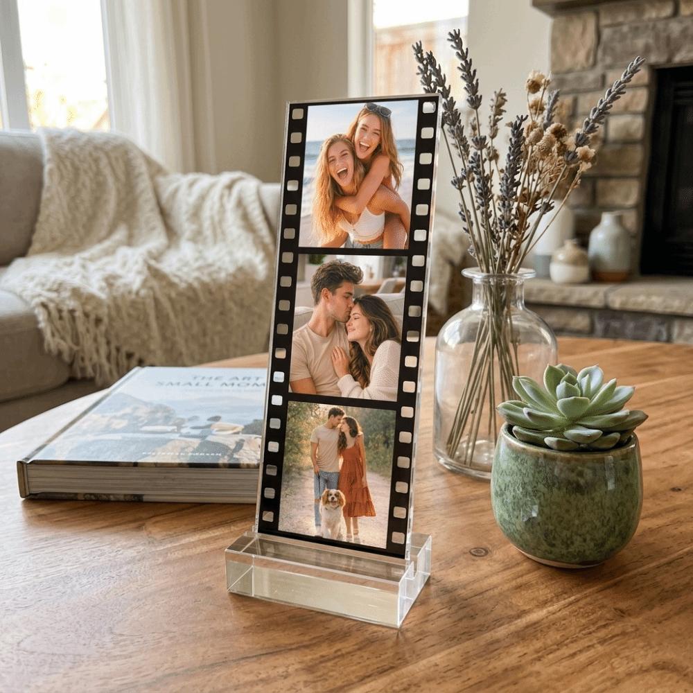 Stable Base Film Strip Photo Stand Film Strip Style Personalized Plaque Home Decor