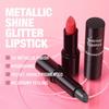 Fine Shimmering Pearlescent Lipstick Velvet Highly Pigmented Dazzling Lipstick Non-stick Cups Easy To Color Lip&Cheek Dual-use