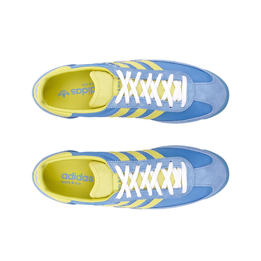 Спортивные и Роскошные x adidas SL72 OG Настоящий Синий Женские Кроссовки Светло-Желтый Облачно-Белый JH6701