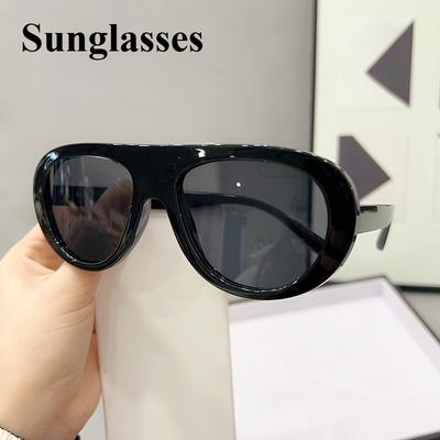 Новые модные солнцезащитные очки UV400 для женщин, трендовые, для уличной съемки, незаменимые очки для улицы, защита от солнца, защита от УФ-излучения