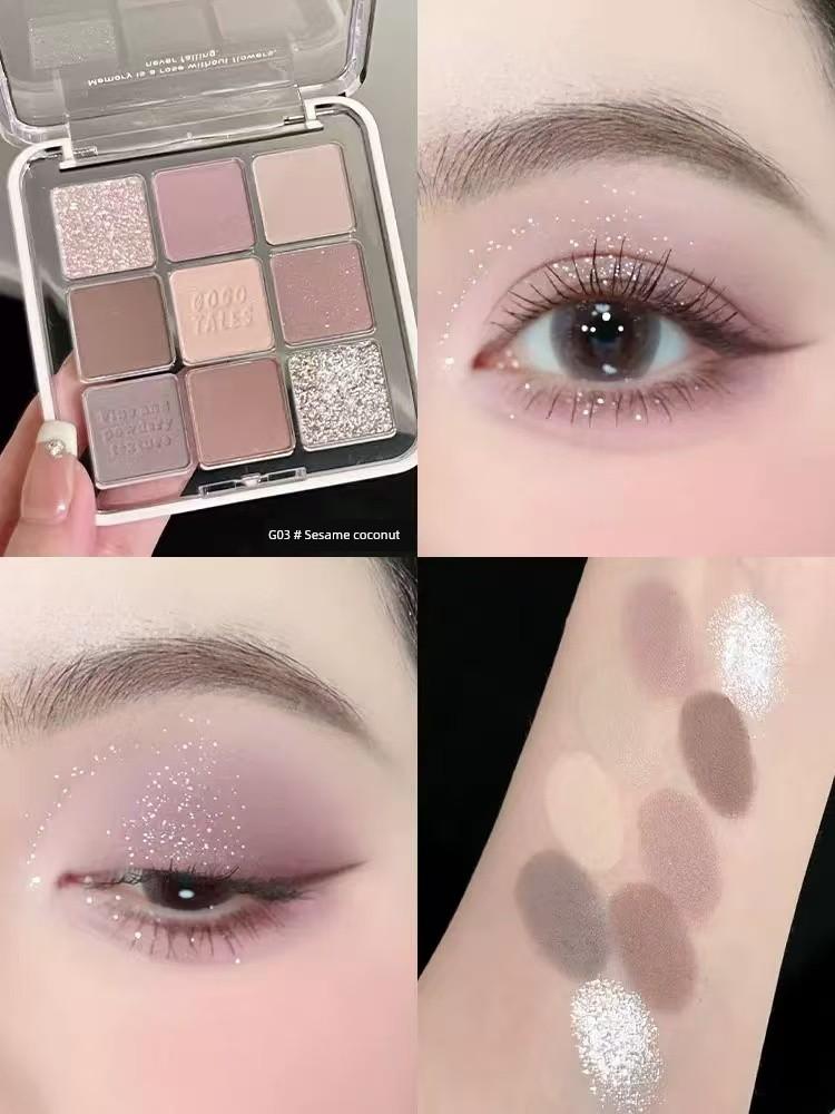 Gogotales Gogo Dance Eyeshadow Palette Nine-Color Eyeshadow 2026 New Earth Color Daily Light Makeup Authentic Eye Makeup