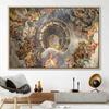 Classic Fresco In The Room Of The Giants Poster Canvas Paintings Decoration Vintage Wall Art For Living Room Home Office Decor