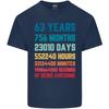 63rd Birthday 63 Year Old Unisexs Light Cotton TShirt