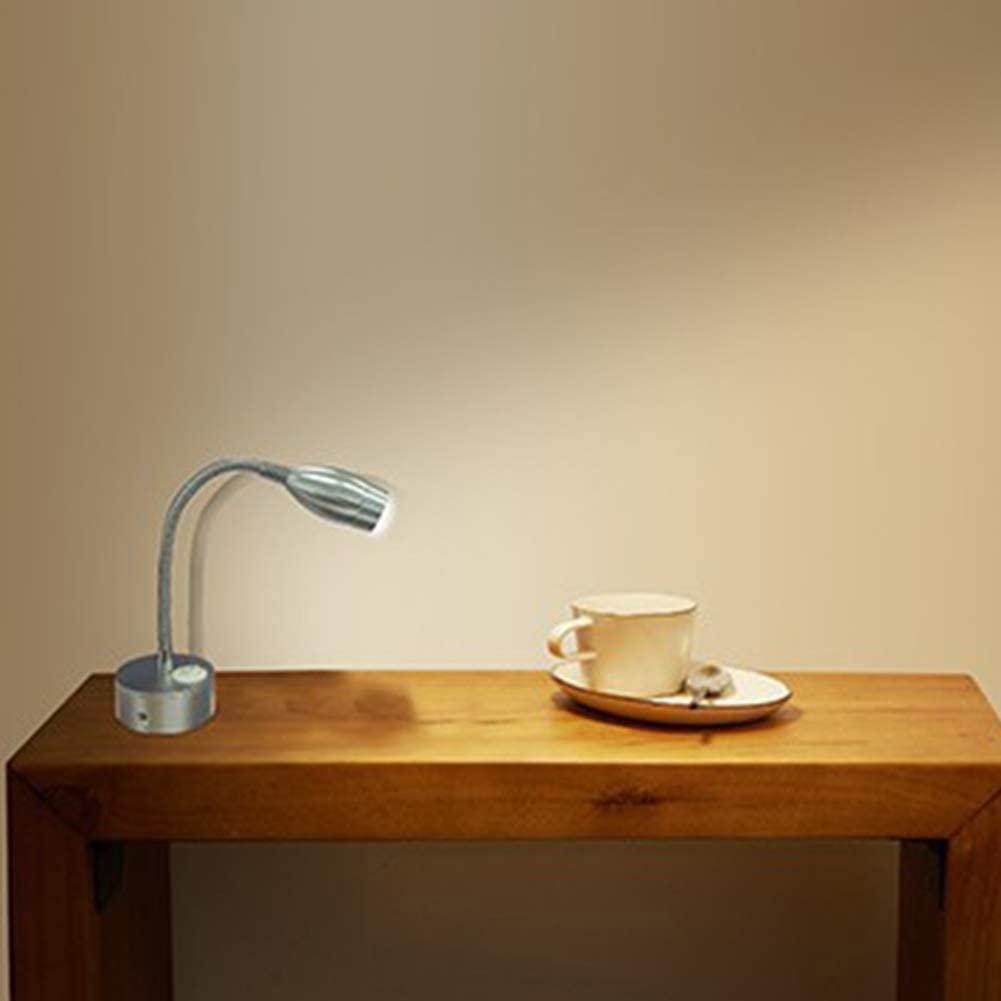 Светодиодная настольная лампа для чтения Лампа для чтения Защита глаз Настольная лампа Вращение на 360 градусов Гибкая гусиная шея USB Ночник для спальни