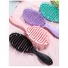 Massage Hair Comb Salon Wet Hair Brush Women Hairdressing Styling Hair Tools Anti Detangling HairBrush Wet Dry Dual Purpose Comb