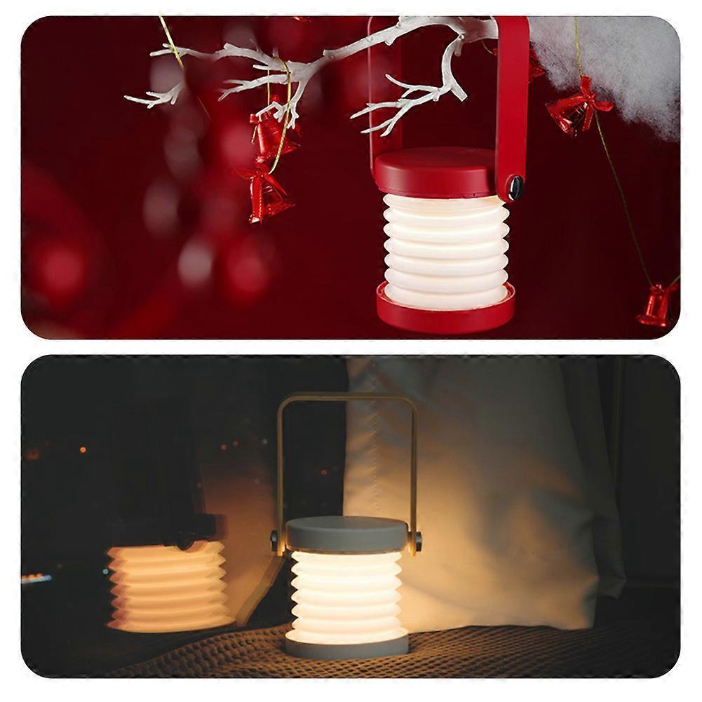 Unique Lantern Shaped Led Lamp Foldable Design Rechargeable Camping Lantern Night Light for Outdoor Camping