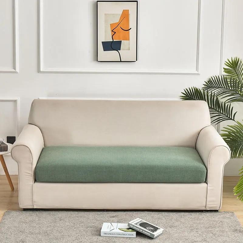 1PC Waterproof Sofa Couch Cover Elastic Seat Cushion Cover L Shaped Combination Chaise Sofa Slipcover For Living Room Home Decor