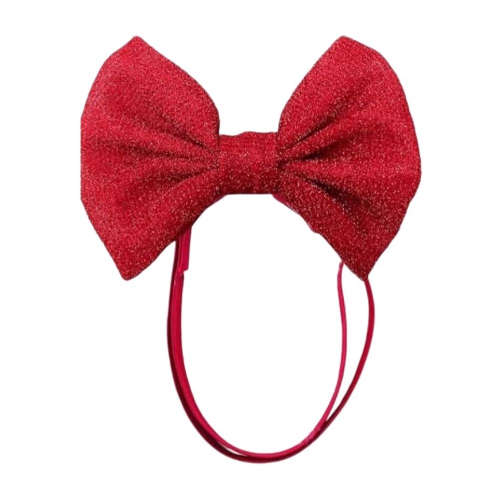 Colorful Dog Hair Bow Headbands Hair Band Pet Costumes Adjustable Pet Hair Bows  Valentine's Day