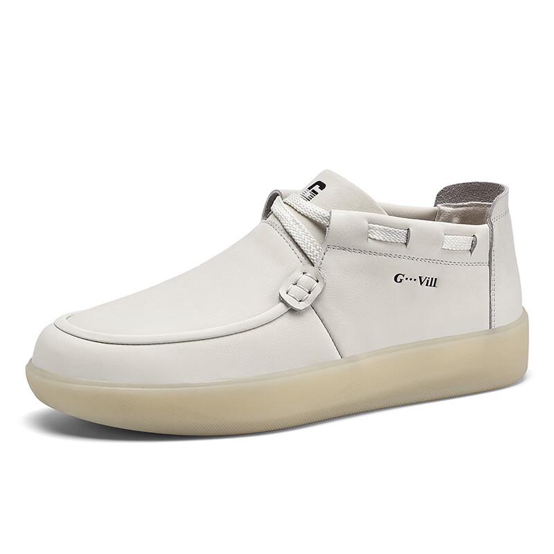 Мужские кроссовки в стиле business casual из натуральной кожи Guizhibu