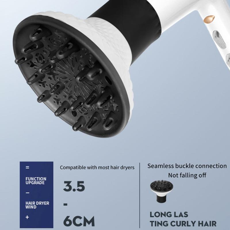 Универсальный фен-диффузор для вьющихся волнистых волос, насадка для фена, насадка для равномерной сушки волос, средство для ухода за волосами