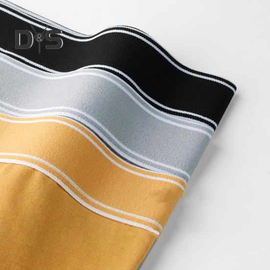 Мужские трусы-боксеры из мягкого хлопка, влагоотводящие, дышащие, однотонные, с широким эластичным поясом