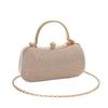 Fashion Chain Handbag, Banquet Bag, Shoulder Crossbody Small Square Bag, Unique Hand Carry Gold Bag