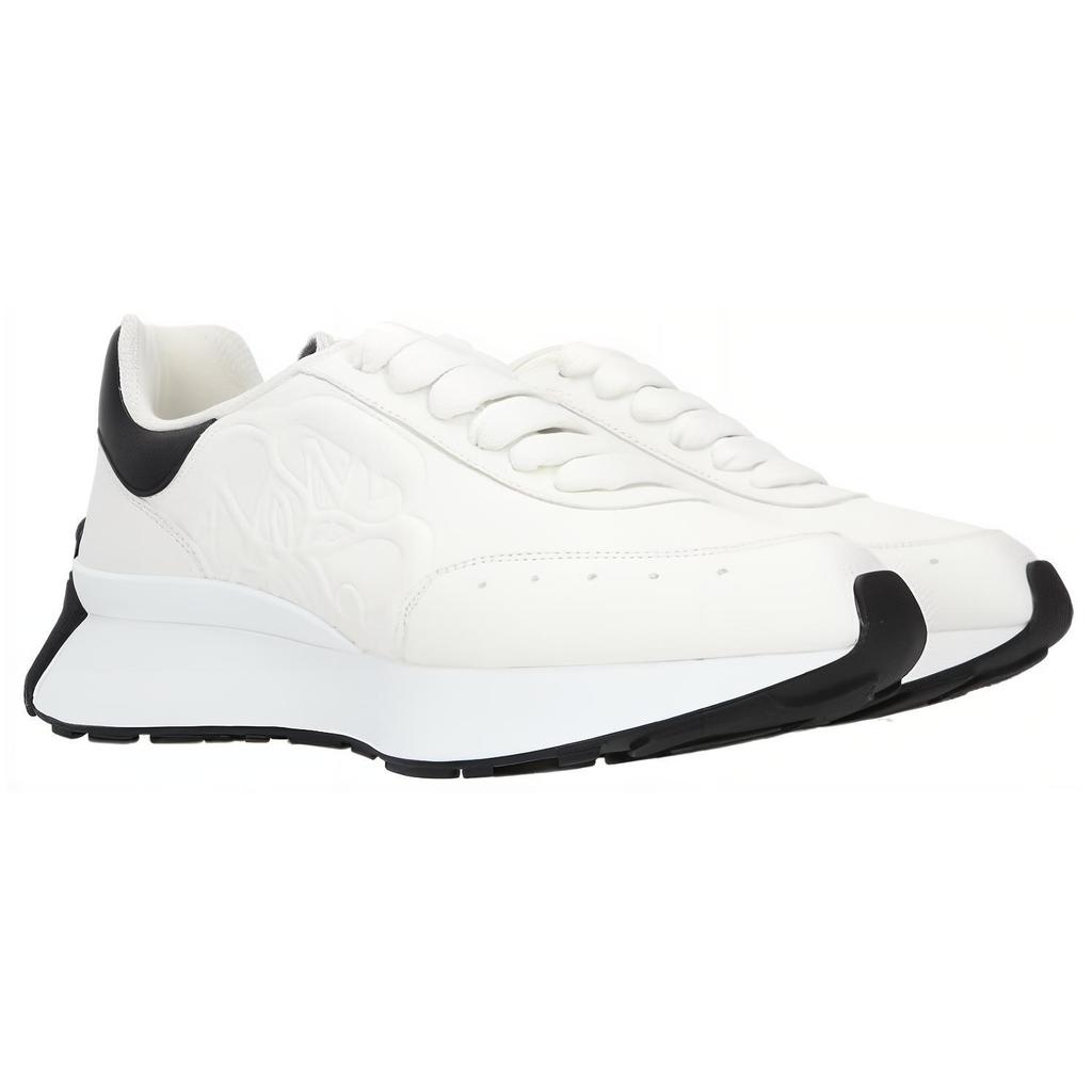 Alexander McQueen Sprint Runner 'White Black' Women's 687995WIC939061