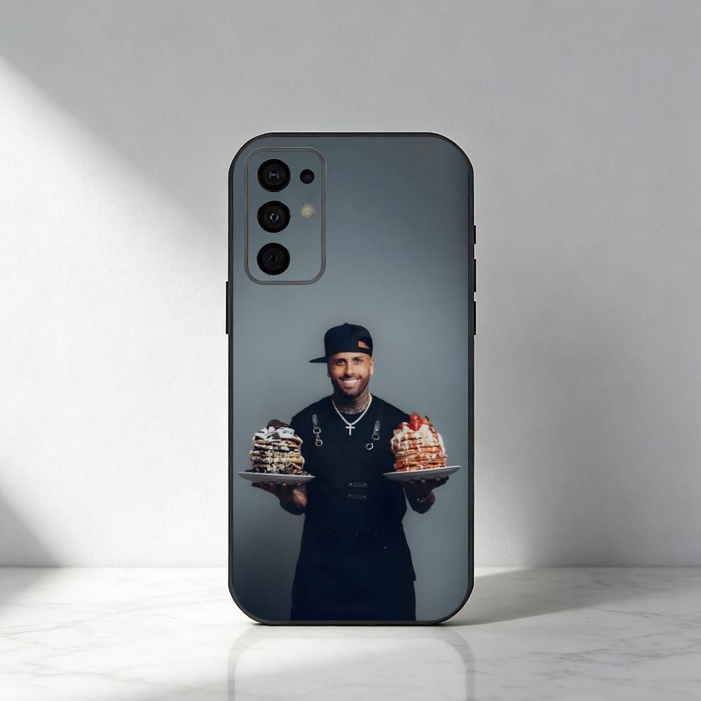 Чехол для телефона Travesuras Nicky Singer J-Jam для Samsung S25, S24, S21, S22, S23, S20, Ultra, S26, Plus, Fe, Note, 5G Черная крышка